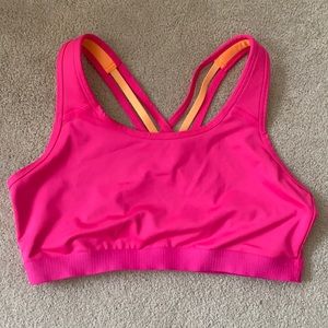 CLOSET SALE Hot pink and neon orange sports bra